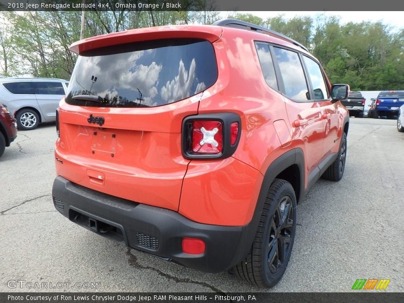 Omaha Orange / Black 2018 Jeep Renegade Latitude 4x4