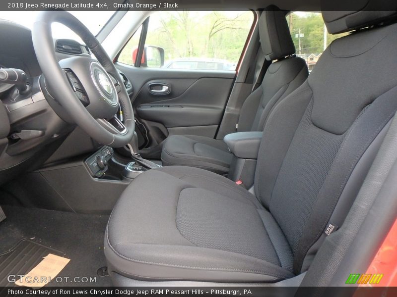 Omaha Orange / Black 2018 Jeep Renegade Latitude 4x4