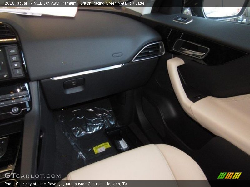 British Racing Green Metallic / Latte 2018 Jaguar F-PACE 30t AWD Premium