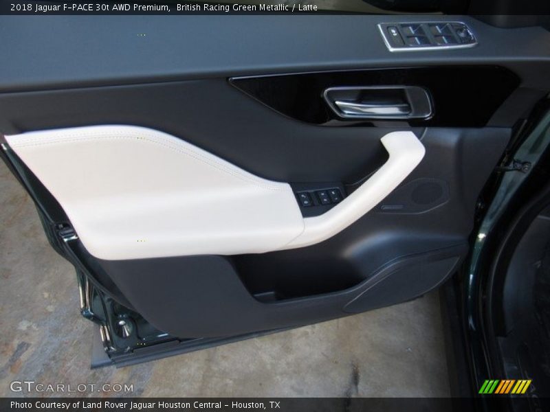 British Racing Green Metallic / Latte 2018 Jaguar F-PACE 30t AWD Premium