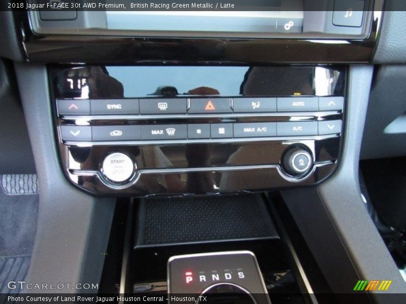 British Racing Green Metallic / Latte 2018 Jaguar F-PACE 30t AWD Premium