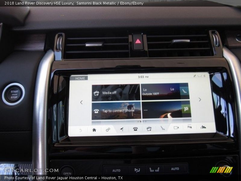 Santorini Black Metallic / Ebony/Ebony 2018 Land Rover Discovery HSE Luxury