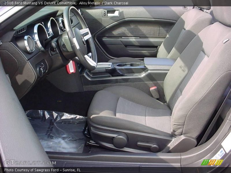 Alloy Metallic / Dark Charcoal 2008 Ford Mustang V6 Deluxe Convertible