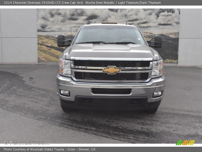 Mocha Steel Metallic / Light Titanium/Dark Titanium 2014 Chevrolet Silverado 3500HD LTZ Crew Cab 4x4