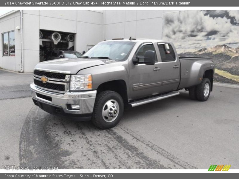 Mocha Steel Metallic / Light Titanium/Dark Titanium 2014 Chevrolet Silverado 3500HD LTZ Crew Cab 4x4