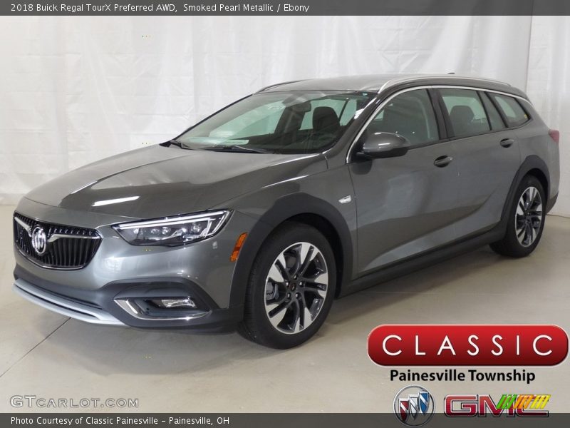 Smoked Pearl Metallic / Ebony 2018 Buick Regal TourX Preferred AWD