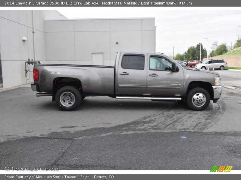 Mocha Steel Metallic / Light Titanium/Dark Titanium 2014 Chevrolet Silverado 3500HD LTZ Crew Cab 4x4