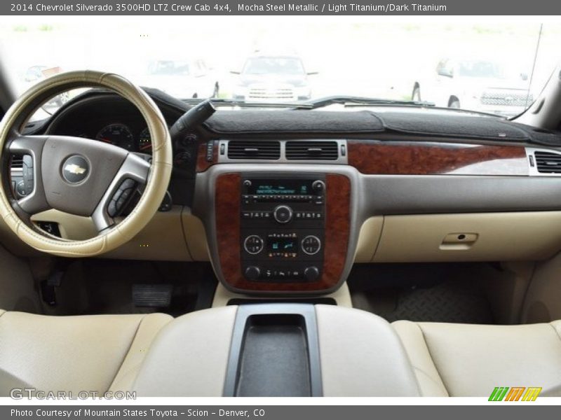 Mocha Steel Metallic / Light Titanium/Dark Titanium 2014 Chevrolet Silverado 3500HD LTZ Crew Cab 4x4