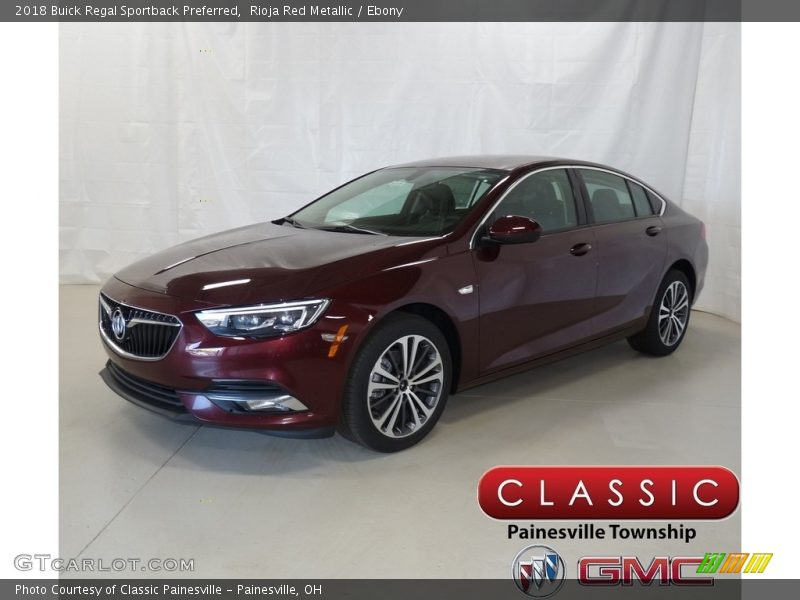 Rioja Red Metallic / Ebony 2018 Buick Regal Sportback Preferred