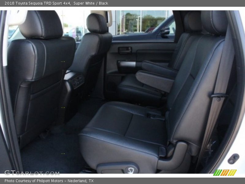 Super White / Black 2018 Toyota Sequoia TRD Sport 4x4