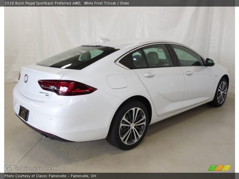 White Frost Tricoat / Shale 2018 Buick Regal Sportback Preferred AWD