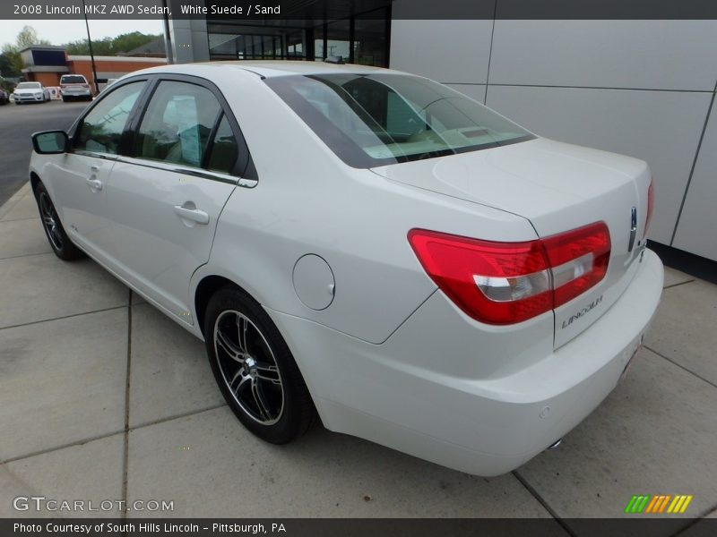 White Suede / Sand 2008 Lincoln MKZ AWD Sedan