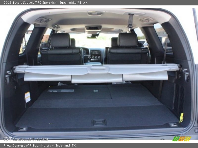 Super White / Black 2018 Toyota Sequoia TRD Sport 4x4