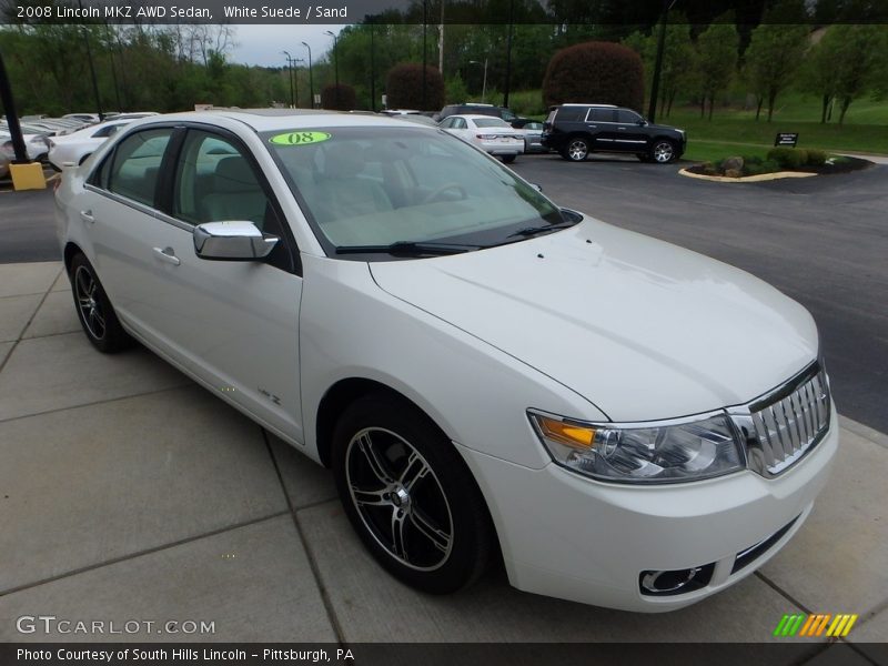 White Suede / Sand 2008 Lincoln MKZ AWD Sedan