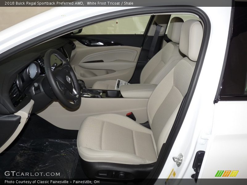 White Frost Tricoat / Shale 2018 Buick Regal Sportback Preferred AWD