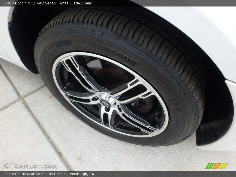 White Suede / Sand 2008 Lincoln MKZ AWD Sedan