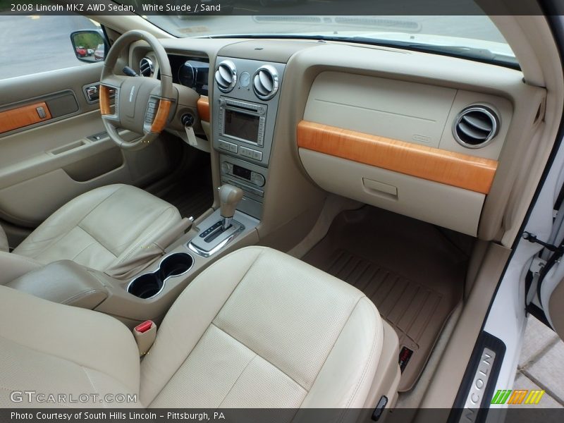 White Suede / Sand 2008 Lincoln MKZ AWD Sedan