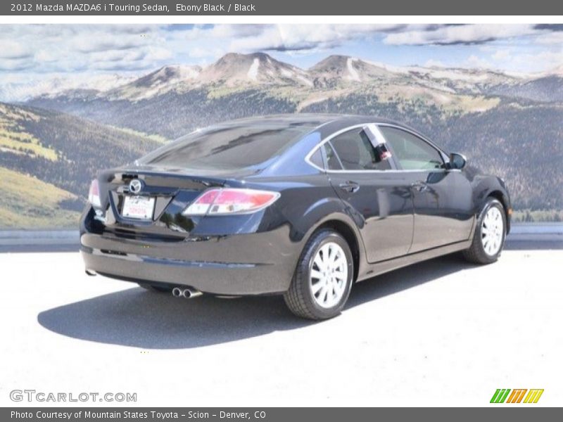 Ebony Black / Black 2012 Mazda MAZDA6 i Touring Sedan