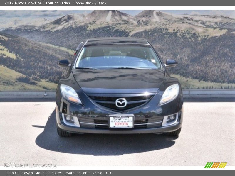 Ebony Black / Black 2012 Mazda MAZDA6 i Touring Sedan