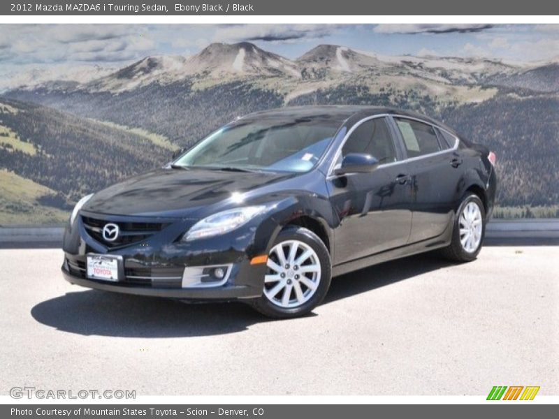Ebony Black / Black 2012 Mazda MAZDA6 i Touring Sedan