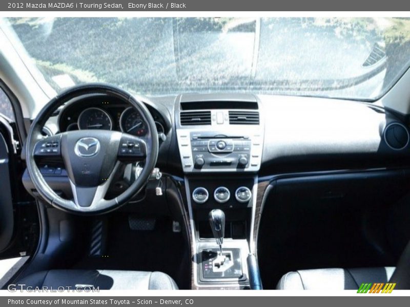 Ebony Black / Black 2012 Mazda MAZDA6 i Touring Sedan