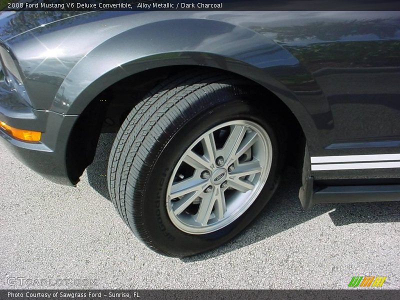 Alloy Metallic / Dark Charcoal 2008 Ford Mustang V6 Deluxe Convertible