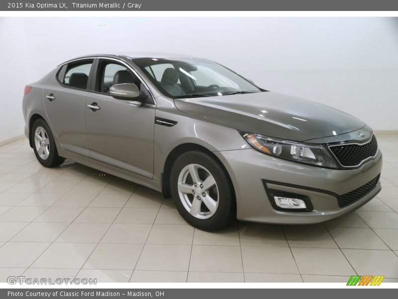 Titanium Metallic / Gray 2015 Kia Optima LX