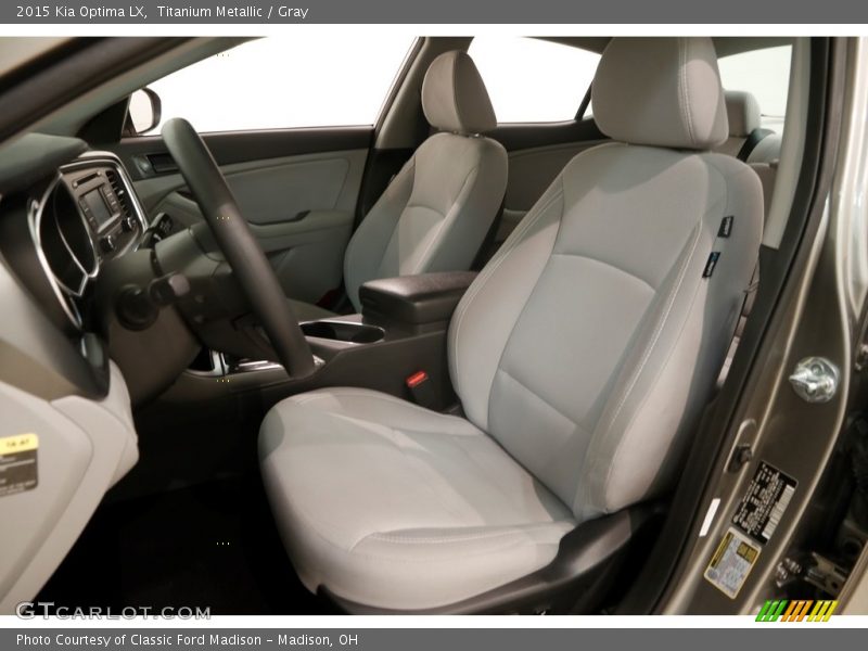 Titanium Metallic / Gray 2015 Kia Optima LX