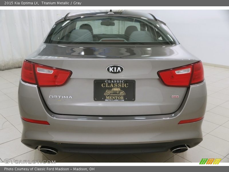 Titanium Metallic / Gray 2015 Kia Optima LX
