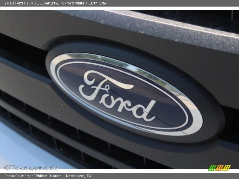 Oxford White / Earth Gray 2018 Ford F150 XL SuperCrew