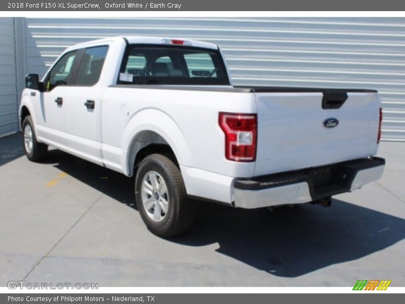 Oxford White / Earth Gray 2018 Ford F150 XL SuperCrew