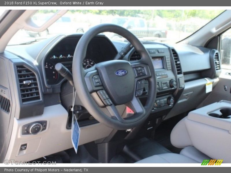 Oxford White / Earth Gray 2018 Ford F150 XL SuperCrew