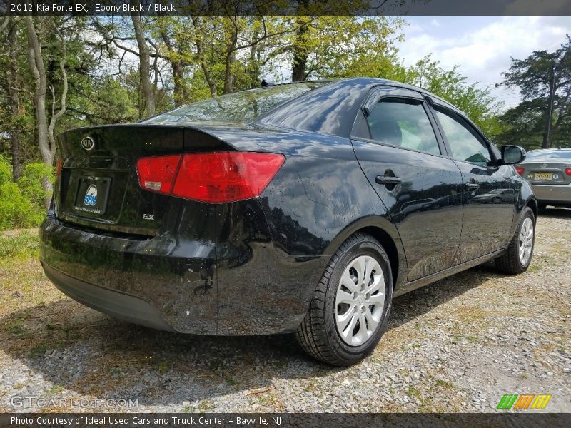 Ebony Black / Black 2012 Kia Forte EX