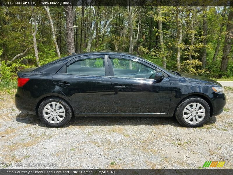 Ebony Black / Black 2012 Kia Forte EX