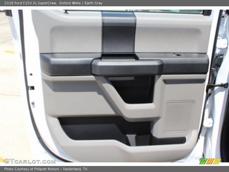 Oxford White / Earth Gray 2018 Ford F150 XL SuperCrew