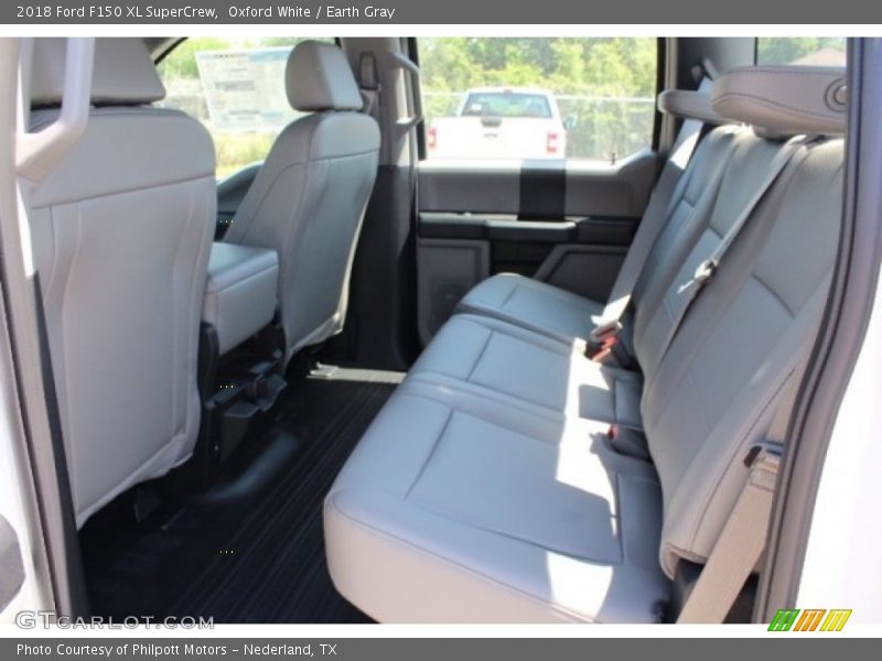 Oxford White / Earth Gray 2018 Ford F150 XL SuperCrew