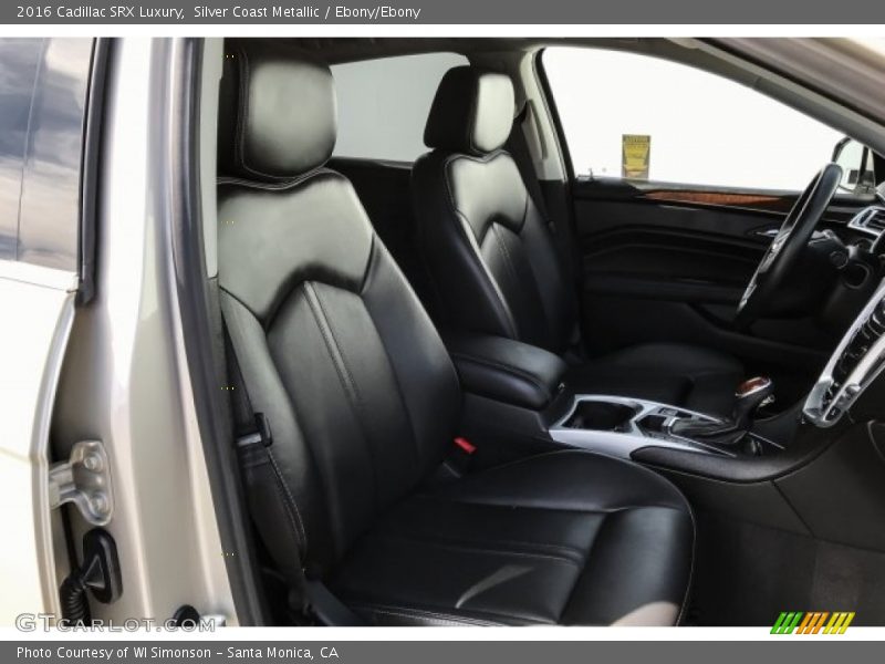 Silver Coast Metallic / Ebony/Ebony 2016 Cadillac SRX Luxury