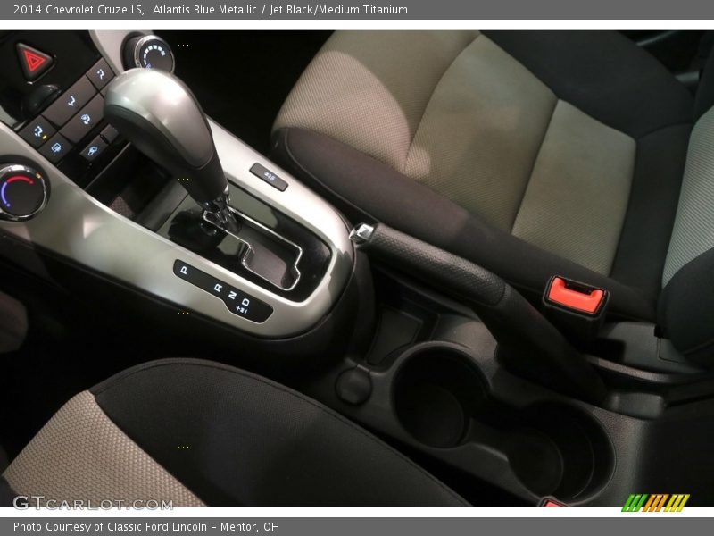 Atlantis Blue Metallic / Jet Black/Medium Titanium 2014 Chevrolet Cruze LS