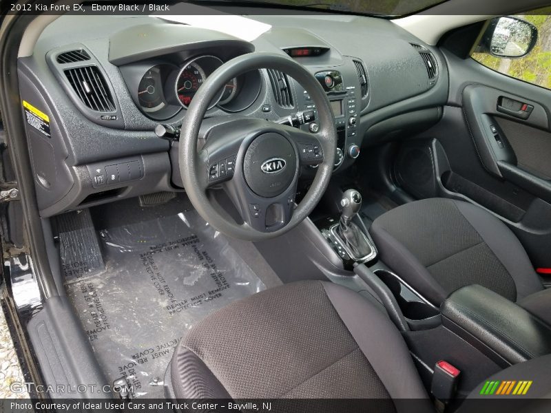 Ebony Black / Black 2012 Kia Forte EX