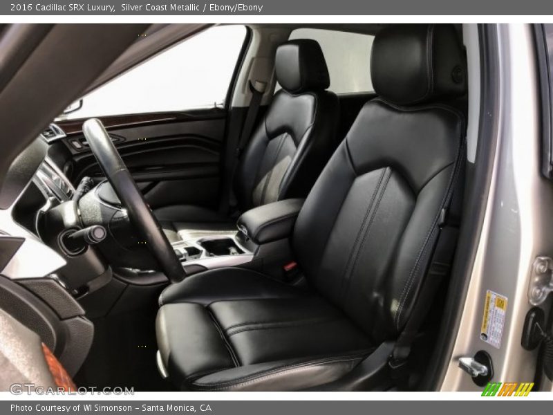 Silver Coast Metallic / Ebony/Ebony 2016 Cadillac SRX Luxury