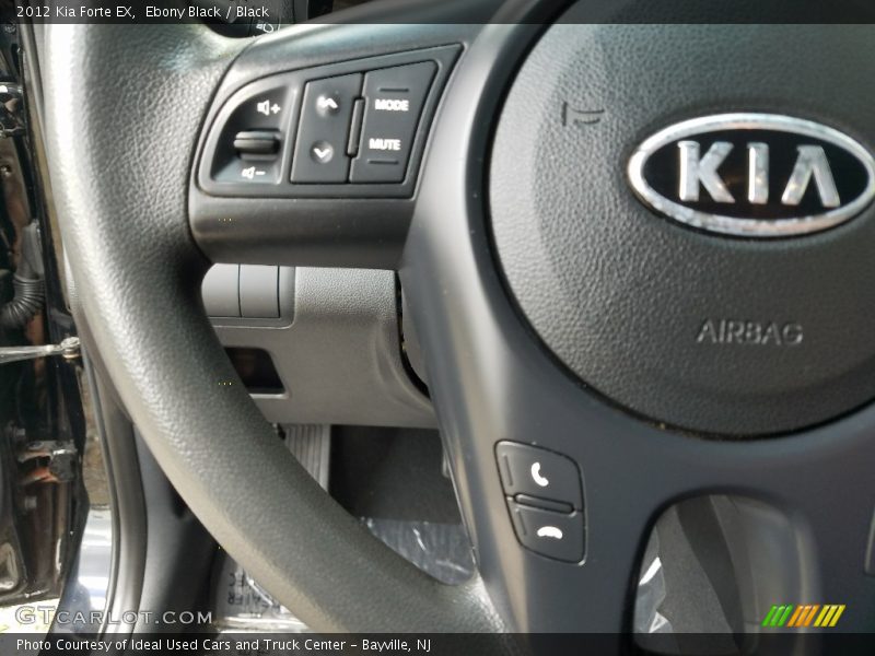 Ebony Black / Black 2012 Kia Forte EX