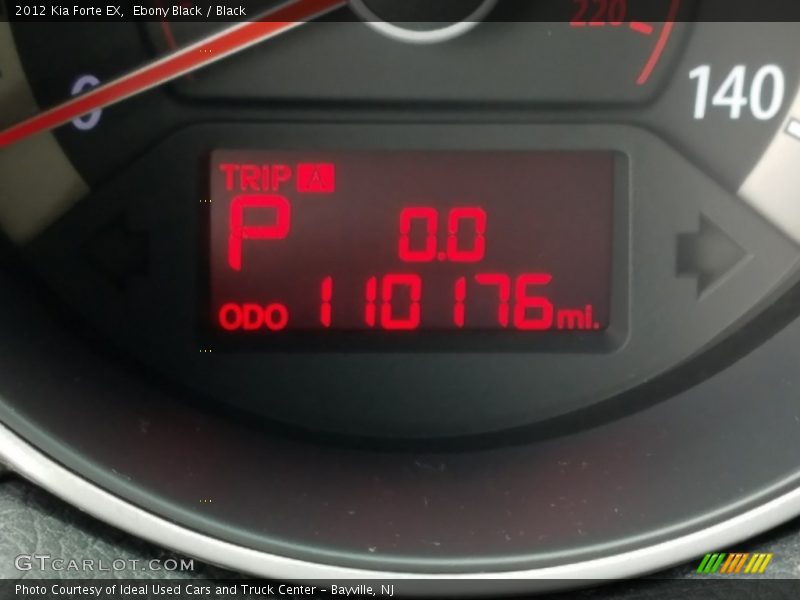 Ebony Black / Black 2012 Kia Forte EX