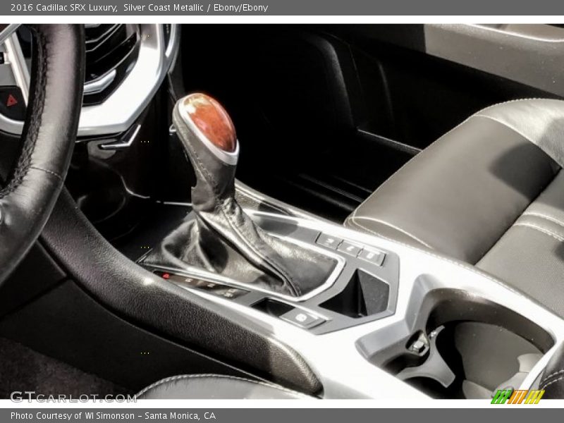 Silver Coast Metallic / Ebony/Ebony 2016 Cadillac SRX Luxury