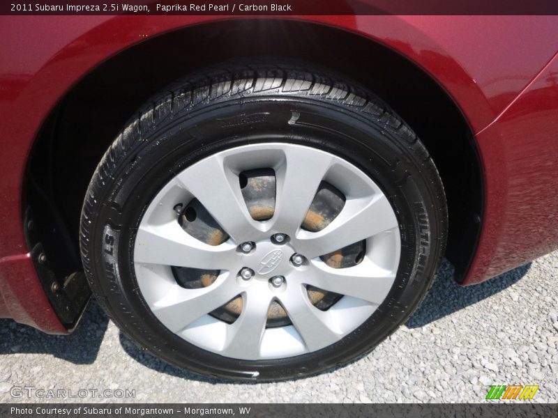 Paprika Red Pearl / Carbon Black 2011 Subaru Impreza 2.5i Wagon