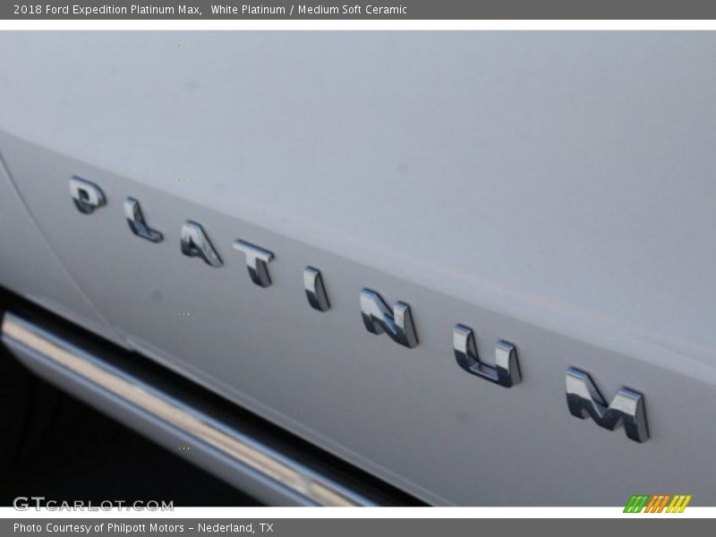 White Platinum / Medium Soft Ceramic 2018 Ford Expedition Platinum Max