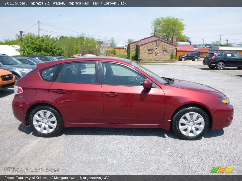 Paprika Red Pearl / Carbon Black 2011 Subaru Impreza 2.5i Wagon