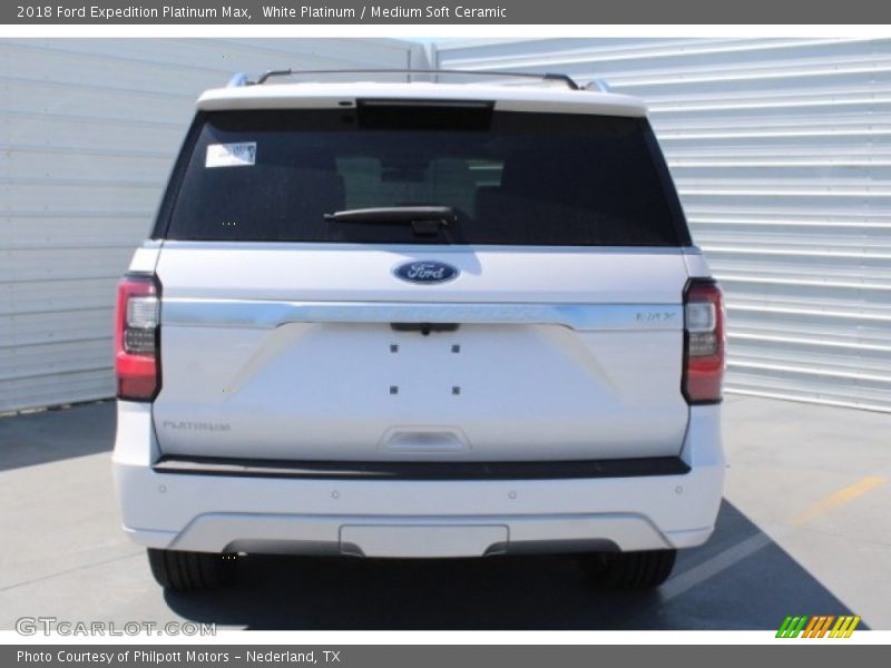 White Platinum / Medium Soft Ceramic 2018 Ford Expedition Platinum Max