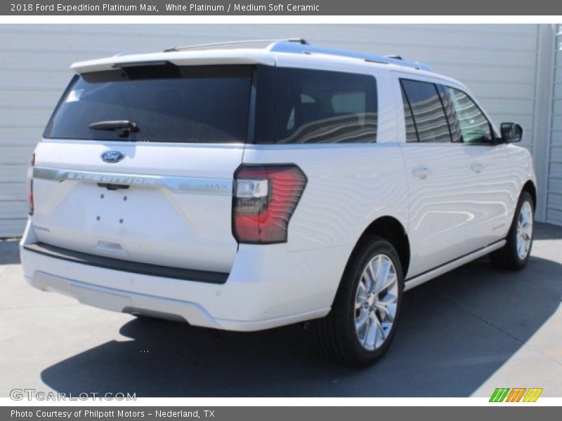 White Platinum / Medium Soft Ceramic 2018 Ford Expedition Platinum Max