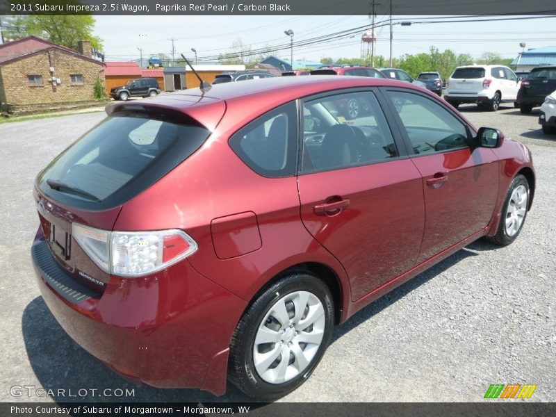 Paprika Red Pearl / Carbon Black 2011 Subaru Impreza 2.5i Wagon