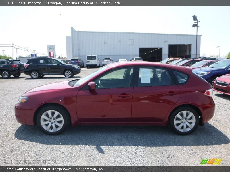 Paprika Red Pearl / Carbon Black 2011 Subaru Impreza 2.5i Wagon